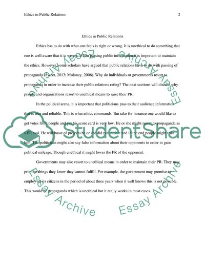Blog about Public Relations