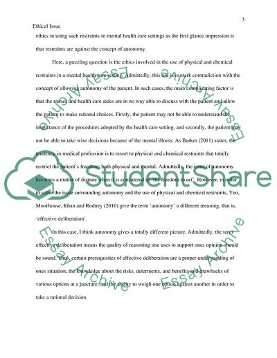 Ethical Issues and Health