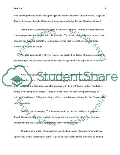 Tricks of the App WeChat