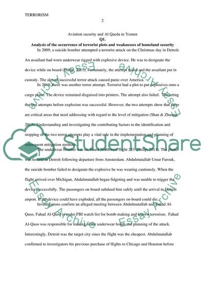 Aviation Security and Al Qaeda in Yemen