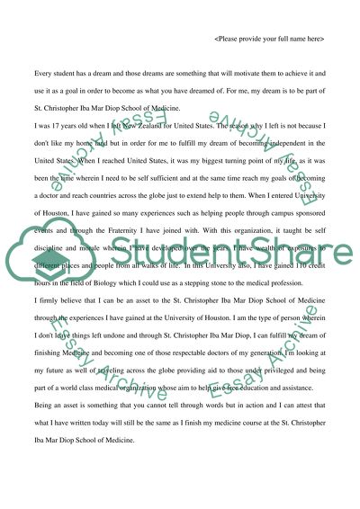 An Asset to St. Christopher Iba Mar Diop: School of Medicine