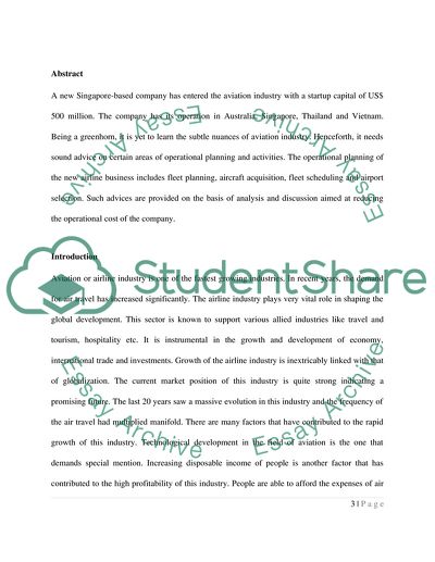 Air Transport - Airline Scheduline