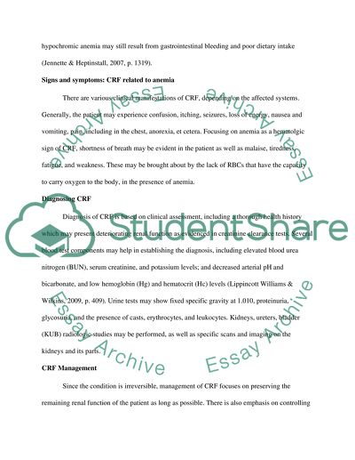 Chronic Renal Failure