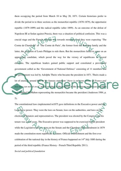 The Third Republic of France