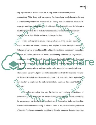 Food and How It Is Served to Reflect the Era, Governance, Culture, and Relations of Those Who Are Eating