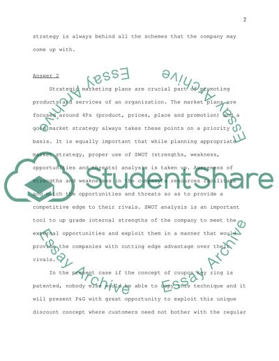 Strategic Marketing Plans for a New Products