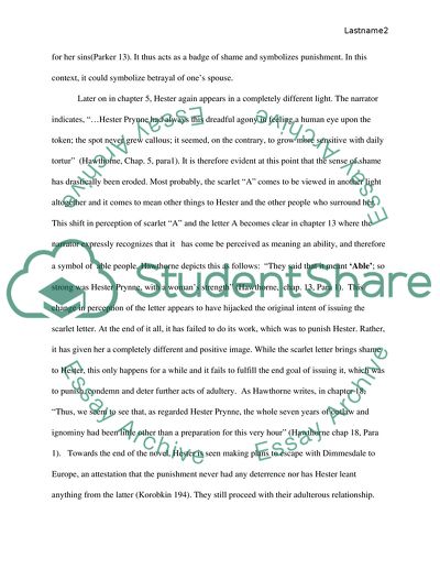 Role Of The Symbols In The Scarlet Letter