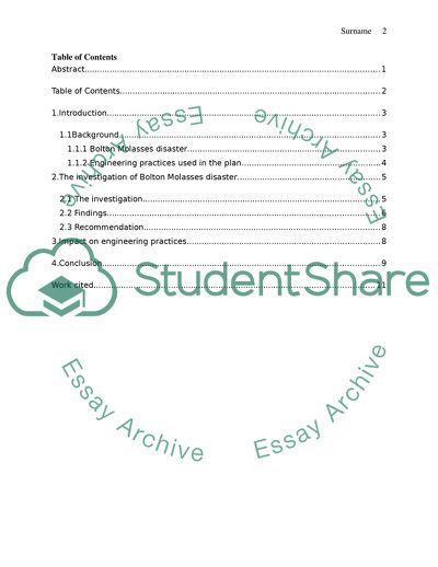 A Real Model Representing the Boston Molasses