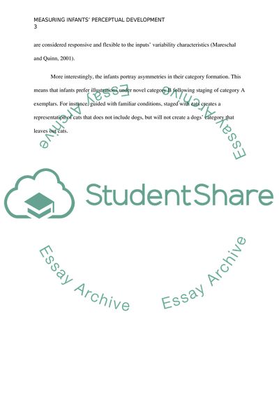 Methods in Measuring Infants Development