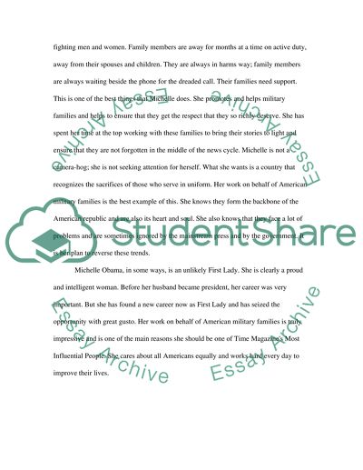 Michelle Obama should be in 2010 Time Magezine