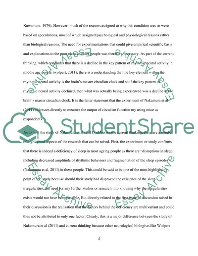 Age-related decline in circadian output