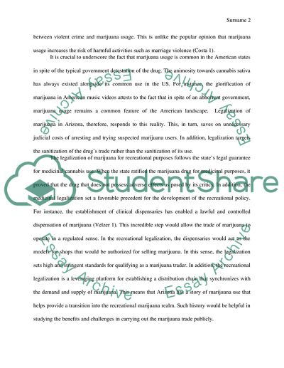 Two Types of Legalizations for Marijuana