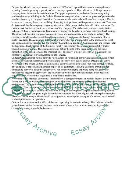 Why Has Albani Company Fair Chances of Remaining at the Top of the Rival Chain