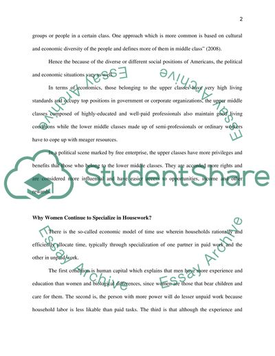 Take home exam for the class (economics of race and gender )