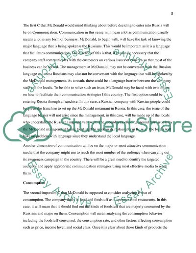 McDonalds Going to Russia