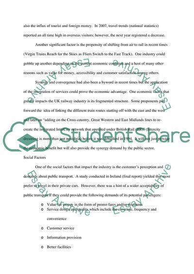 UK Railway Structure