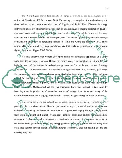 Efficient Energy Consumption