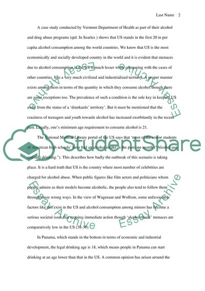 Legal Drinking age in the U.S. vs in Panama