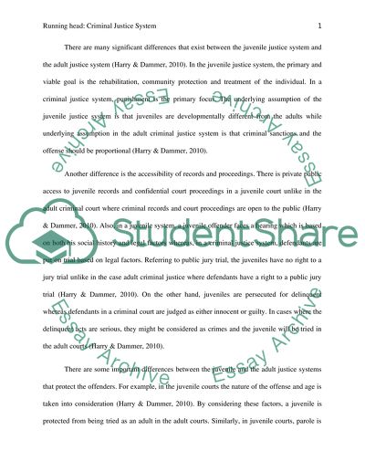 Criminal justice system