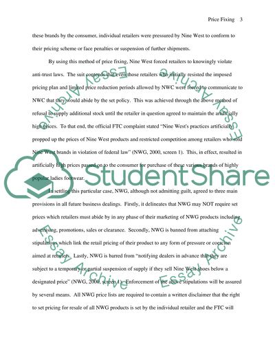 Price Fixing Study: Recent FTC Ruling