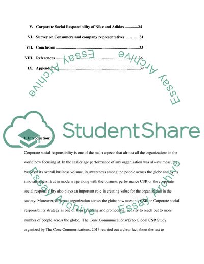 Spread of CSR in Highlighting Sports Brands in China
