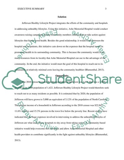 Health-Promoting Initiative Summary