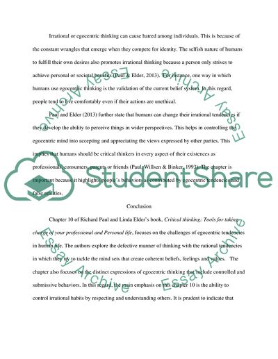 Taking Charge of Irrational Tendencies