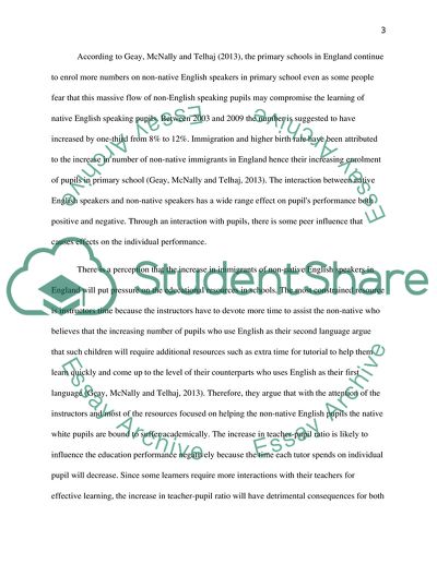 Non-Native Speakers of English in the Classroom