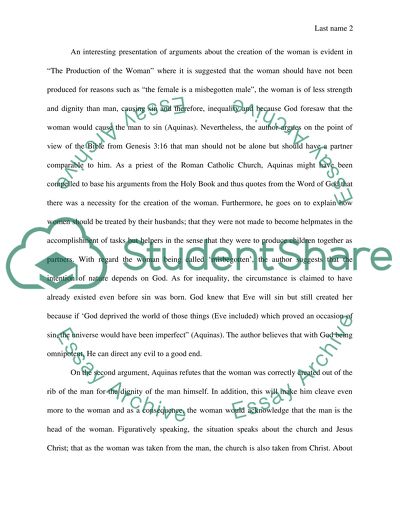 How men perceived women in the Middle Ages and Renaissance