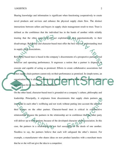 Trust and Customer Service Performance 312 wk 6 forum