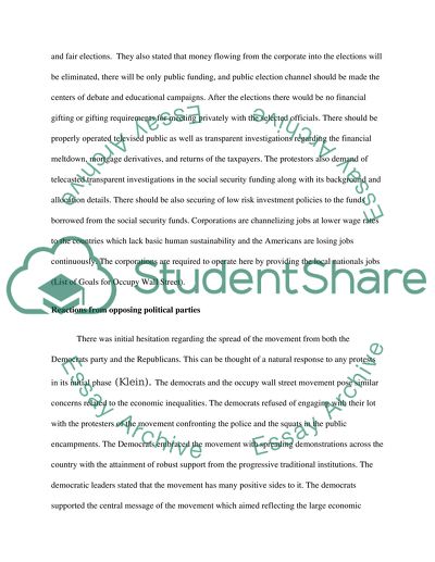 Occupy Wall Street Movement