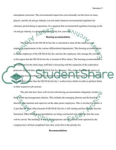 Risk Assessment of the Global Oil and Gas Industry