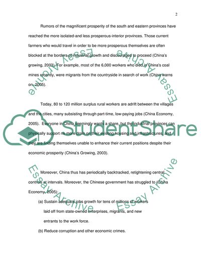 Growing Gap between Poverty and Wealth in China