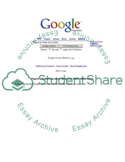 Search activities of Google tools