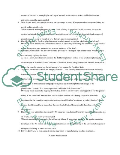 A Fallacy of Ad Hominem