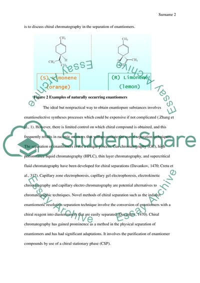 CHIRAL CHROMATOGRAPY