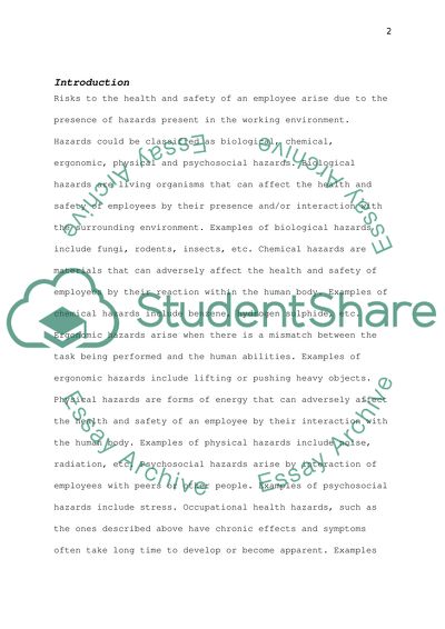 Health & Safety Management