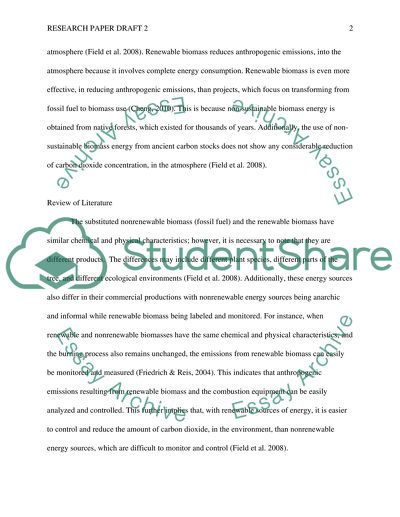 Substituting Nonrenewable Energy with Renewable Energy