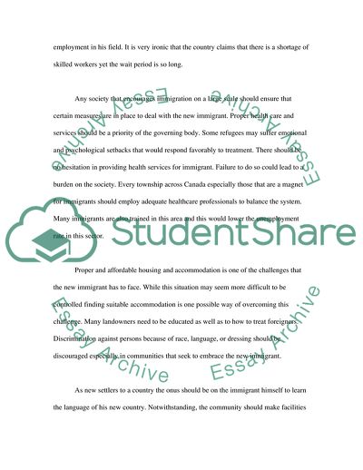 Canada and Immigration