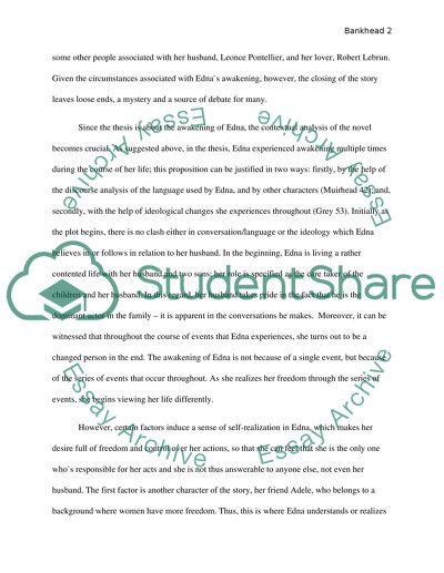 The Feminist Novel: The Awakening by Kate Chopin