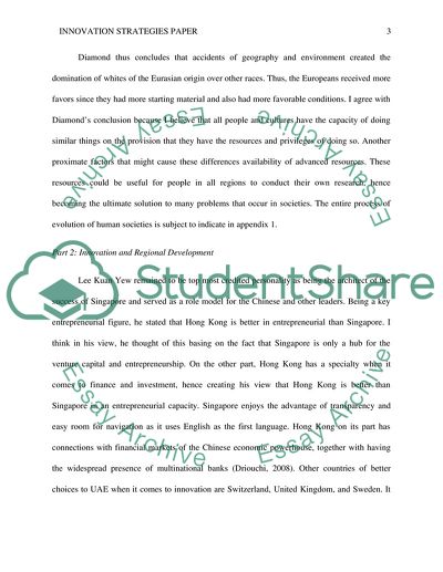 Innovation Strategies Description