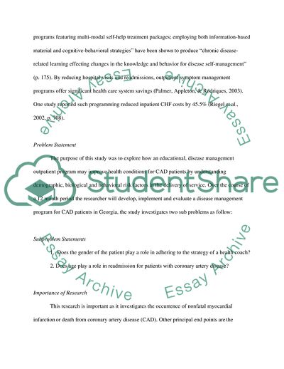Coronary Heart Disease