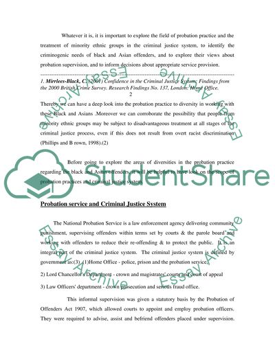 Probation Practice in England