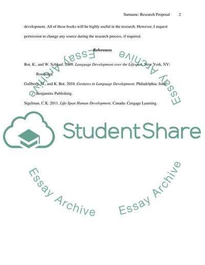 The development and acquisition of language over the span of lifetime