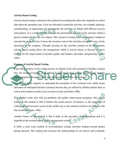 Benefits of Activity-Based Costing for Berry Ltd