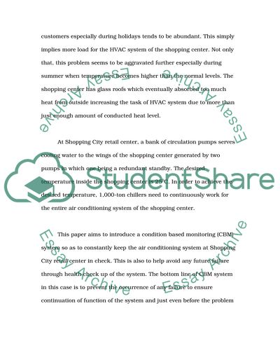 Condition Based Monitoring (CBM) System