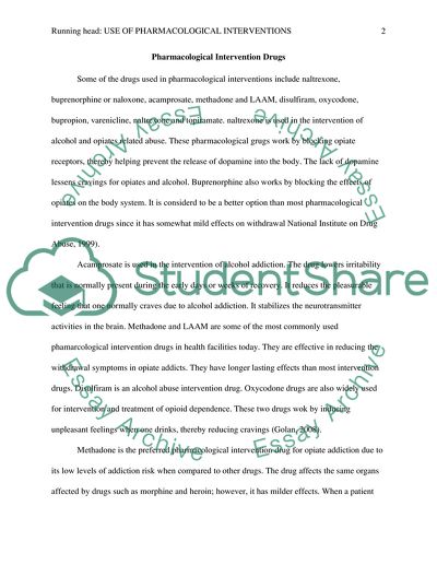 Use of Pharmacological Interventions in Substance Abuse Treatment