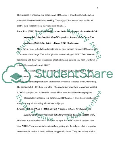 Attention deficit disorder with hyperactivity