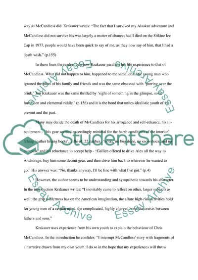 Into the Wild by J. Krakauer