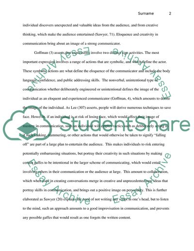 Escaping Embarrassment